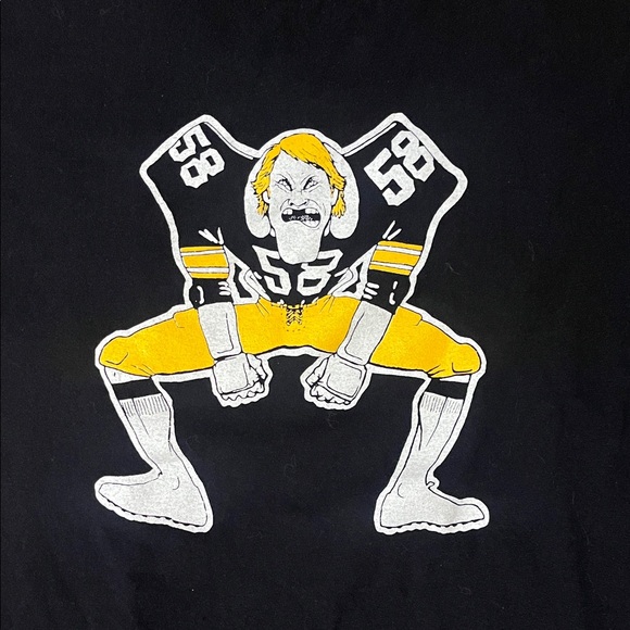 Jack Lambert Steelers Linebacker Retro Tee - Picture 2 of 3